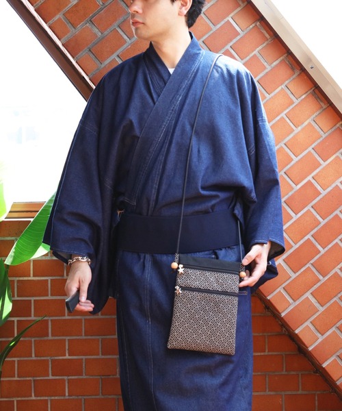 ８(eight)（エイト）の「印伝調 ファスナーポシェット(ロング)（和装小物・メンズ・ブラック系その他/ブラック系その他2/ブラック系その他3/ブラック系その他4・FREE）」の5枚目の写真