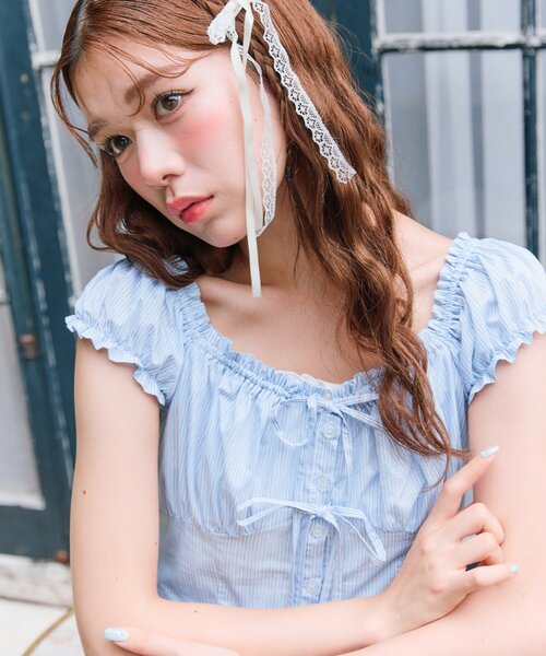 大人気！ ミニワンピース　夏のお出かけに最適　リボンデザイン リボンミニワンピース（ワンピース）｜OLIVE des OLIVE