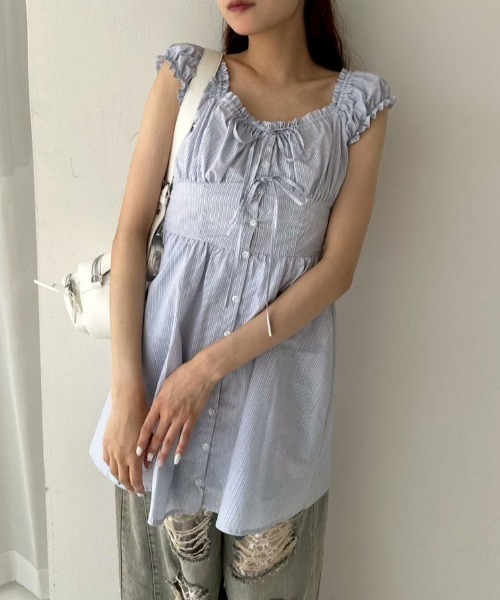 リボンミニワンピース（ワンピース）｜OLIVE des OLIVE