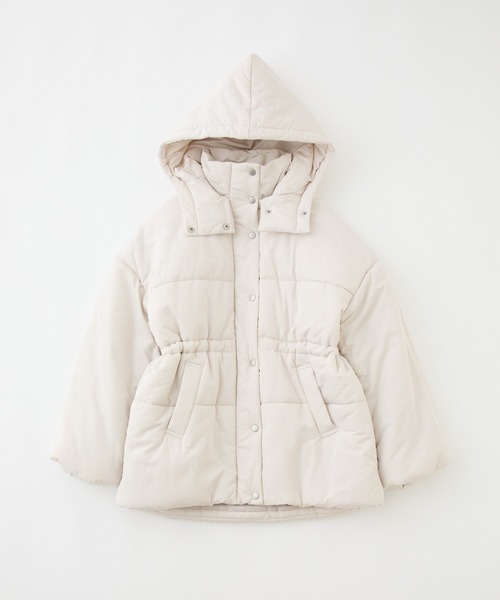 ナイスクラップ ベルト付きミドルフェイクダウンジャケット ナイスクラップ ベルト付きミドルフェイクダウンジャケット one