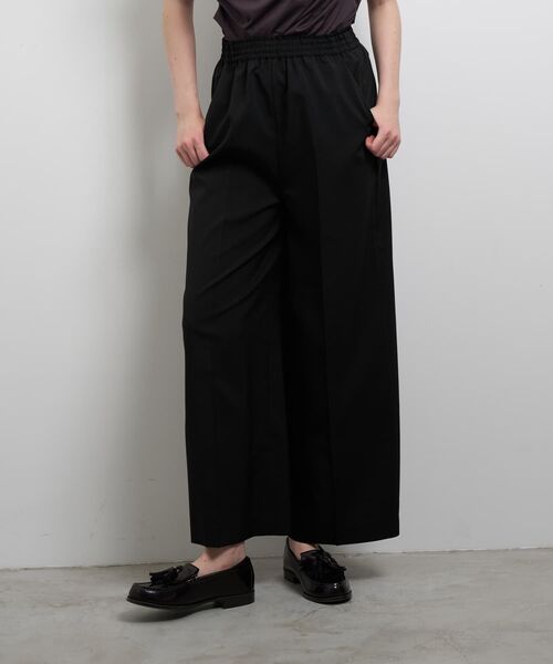 LANVIN en Bleu(ランバンオンブルー)の「ドライポリエステルイージーパンツ(その他パンツ・レディース・オフホワイト/ブラック/ブラウン・38/36)」の22枚目の写真
