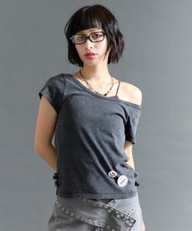 FTW（エフティダブリュー）の「PROCESSING WIDE NECK TOP（Tシャツ/カットソー）」
