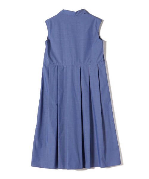 SHIPS(シップス)の「SHIPS Primary Navy Label:〈手洗い可能〉タック フレア ワンピース(ワンピース・レディース・ブルー/ブラック・36/38)」の5枚目の写真