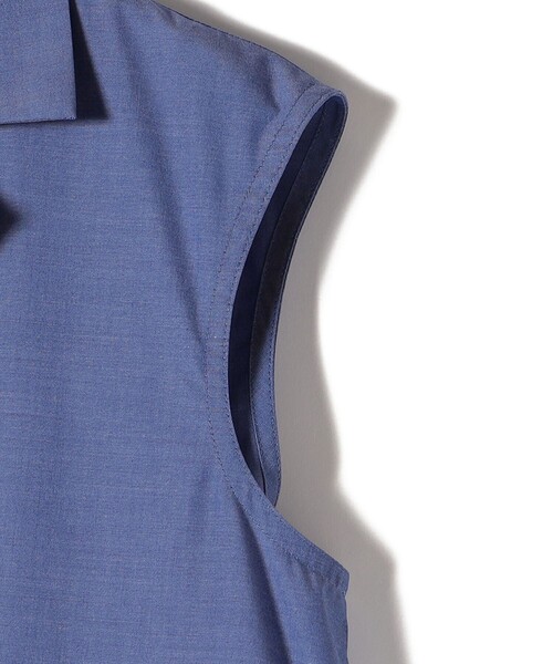 SHIPS(シップス)の「SHIPS Primary Navy Label:〈手洗い可能〉タック フレア ワンピース(ワンピース・レディース・ブルー/ブラック・36/38)」の10枚目の写真