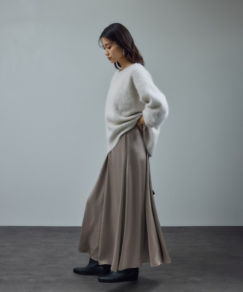 SALON adam et rope'（サロン アダム エ ロペ）の「ビンテージシャドースカート（スカート・レディース・ブラック/ベージュ系その他・FREE）」の21枚目の写真