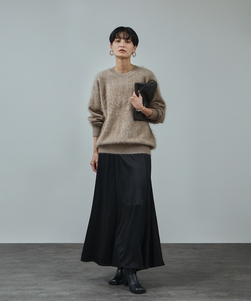 SALON adam et rope'（サロン アダム エ ロペ）の「ビンテージシャドースカート（スカート・レディース・ブラック/ベージュ系その他・FREE）」の22枚目の写真