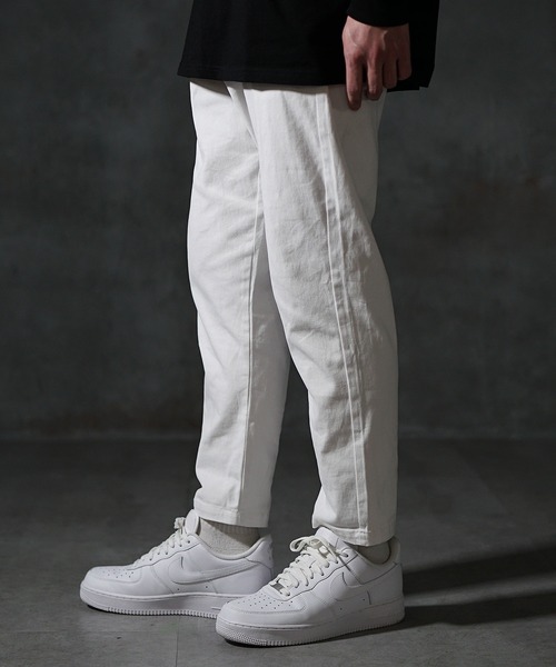 Tapered Chino Pants ボトムス メンズ チノパン ホワイト テーパード