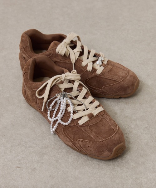 MOHI（モヒ）の「MOHI/COLLAGE別注スウェードスニーカー（スニーカー・レディース・ダークブラウン・36/37/38）」の8枚目の写真