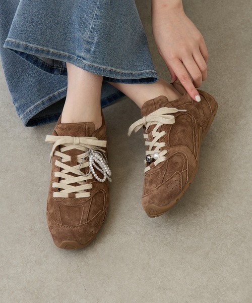 MOHI（モヒ）の「MOHI/COLLAGE別注スウェードスニーカー（スニーカー・レディース・ダークブラウン・36/37/38）」の7枚目の写真