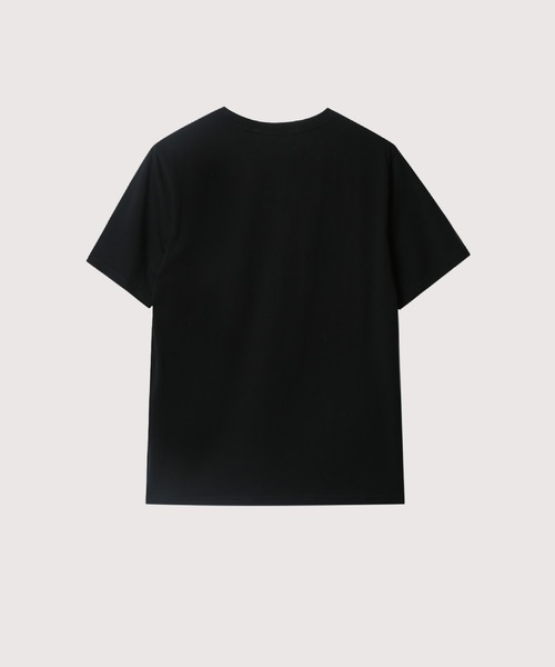 LA POMME petit(ラポミ・プチ)の「Embroidered Signature T(Tシャツ/カットソー・レディース・ホワイト/ブラック・SMALL/MEDIUM/LARGE)」の6枚目の写真