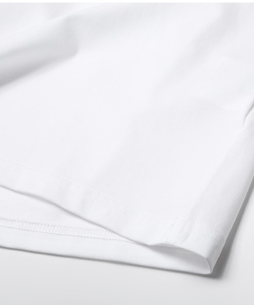 LA POMME petit(ラポミ・プチ)の「Embroidered Signature T(Tシャツ/カットソー・レディース・ホワイト/ブラック・SMALL/MEDIUM/LARGE)」の11枚目の写真