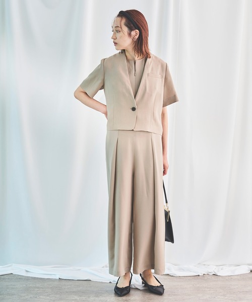 Sirin(シリン)の「≪セットアップ可≫ リラックスツイル オールインワン【2サイズ展開】(つなぎ/オールインワン・レディース・グレー/ブラウン・X-SMALL/SMALL)」の15枚目の写真