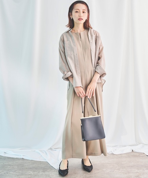 Sirin(シリン)の「≪セットアップ可≫ リラックスツイル オールインワン【2サイズ展開】(つなぎ/オールインワン・レディース・グレー/ブラウン・X-SMALL/SMALL)」の13枚目の写真