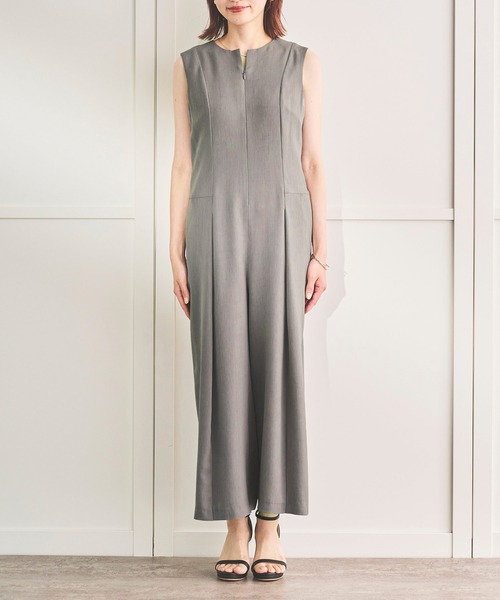 Sirin(シリン)の「≪セットアップ可≫ リラックスツイル オールインワン【2サイズ展開】(つなぎ/オールインワン・レディース・グレー/ブラウン・X-SMALL/SMALL)」の12枚目の写真