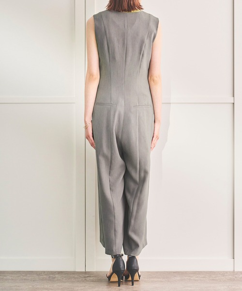 Sirin(シリン)の「≪セットアップ可≫ リラックスツイル オールインワン【2サイズ展開】(つなぎ/オールインワン・レディース・グレー/ブラウン・X-SMALL/SMALL)」の10枚目の写真