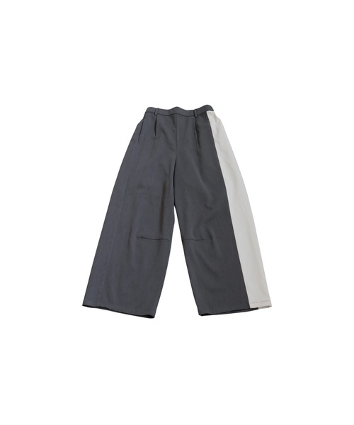 antiqua(アンティカ)の「配色切替 ワイドパンツ(その他パンツ・レディース・グレー/ブラック・MEDIUM/LARGE)」の16枚目の写真
