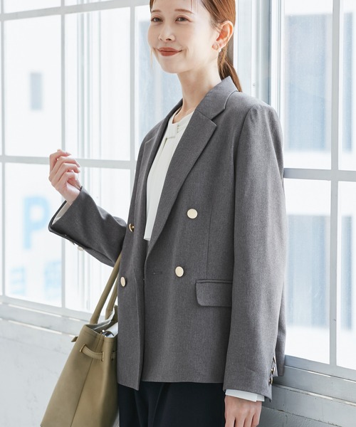 ウールライクストレッチジャケットベージュ Amazon | [ロペピクニック] ジャケット セットアップ対応/ウール