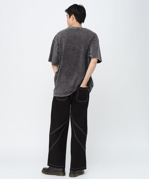 3.3 Field Trip （3.3フィールドトリップ）の「3.3 Field Trip／刺繍ステッチパンツ（その他パンツ・メンズ・ブラック・LARGE/MEDIUM）」の4枚目の写真