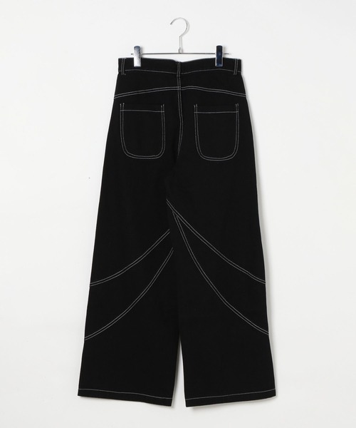 3.3 Field Trip （3.3フィールドトリップ）の「3.3 Field Trip／刺繍ステッチパンツ（その他パンツ・メンズ・ブラック・LARGE/MEDIUM）」の8枚目の写真