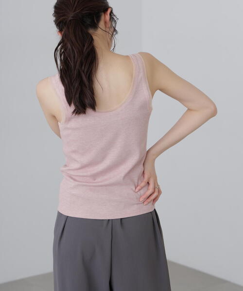 FREE'S MART（フリーズマート）の「［MFM］チュールラメタンクカットソー（Tシャツ/カットソー・レディース・グレー系その他2/ホワイト/ピンク/グレー系その他・FREE）」の19枚目の写真