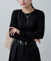 Lui's | カシミヤソフトクルーネックニット(ニット/セーター)