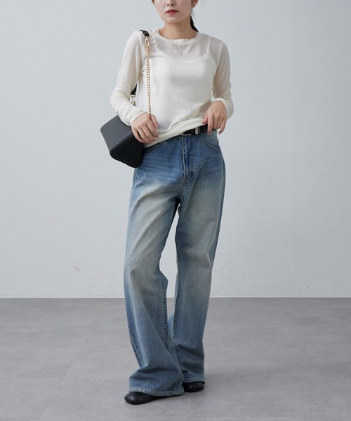 Lui's(ルイス)の「カシミヤソフトクルーネックニット(ニット/セーター・レディース・オフホワイト/ブラック/グレー/ライトグレー・FREE)」の14枚目の写真