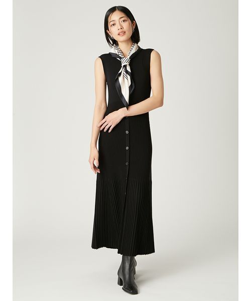 FRAY I.D（フレイアイディー）の「スカーフセットニットワンピース