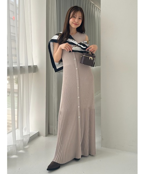 スカーフセットニットワンピース（ワンピース）｜FRAY I.D（フレイ