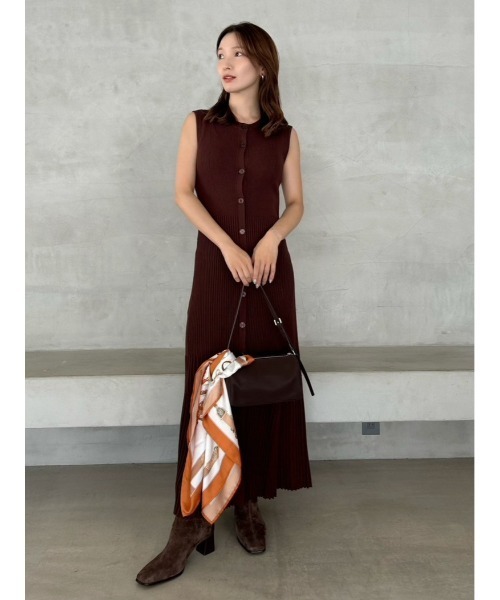 セール】スカーフセットニットワンピース（ワンピース）｜FRAY I.D