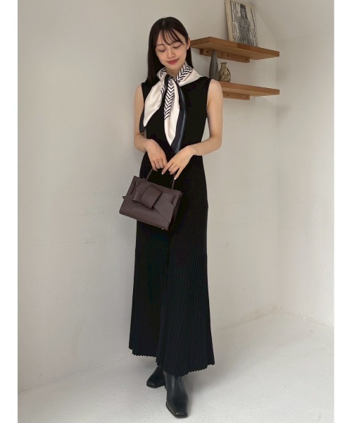 スカーフセットニットワンピース（ワンピース）｜FRAY I.D（フレイ