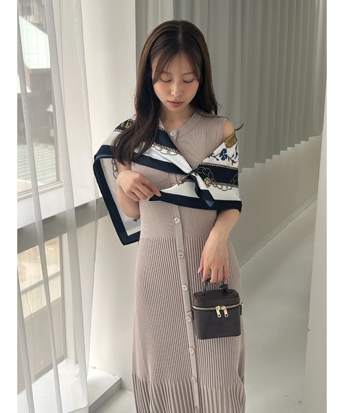 スカーフセットニットワンピース（ワンピース）｜FRAY I.D（フレイ