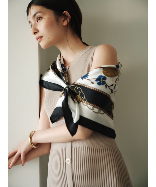 スカーフセットニットワンピース（ワンピース）｜FRAY I.D（フレイ