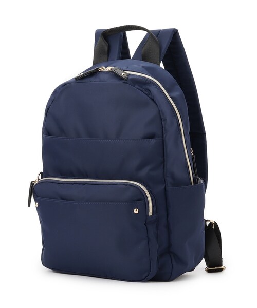 SHOO・LA・RUE（シューラルー）の「【撥水】整理整頓できちゃうリュック【低反発ショルダー】（バックパック/リュック・レディース・グレー/ブラック/ネイビー/ブラック系4・00）」の22枚目の写真