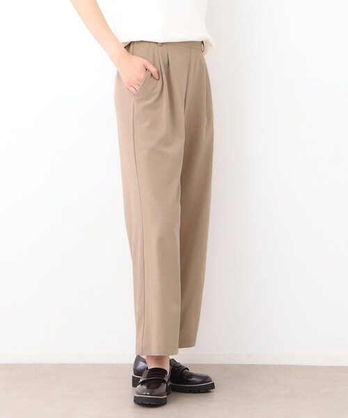 LAURA ASHLEY(ローラアシュレイ)の「【ストレッチ/ウエストゴム/毛羽立ちにくい】サイロドライギャバ トラウザー(その他パンツ・レディース・チャコールグレー/ベージュ・38/40)」の7枚目の写真