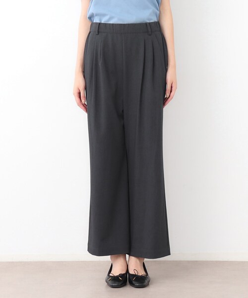 LAURA ASHLEY(ローラアシュレイ)の「【ストレッチ/ウエストゴム/毛羽立ちにくい】サイロドライギャバ トラウザー(その他パンツ・レディース・チャコールグレー/ベージュ・38/40)」の11枚目の写真