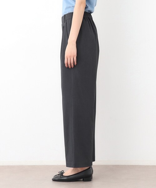 LAURA ASHLEY(ローラアシュレイ)の「【ストレッチ/ウエストゴム/毛羽立ちにくい】サイロドライギャバ トラウザー(その他パンツ・レディース・チャコールグレー/ベージュ・38/40)」の12枚目の写真