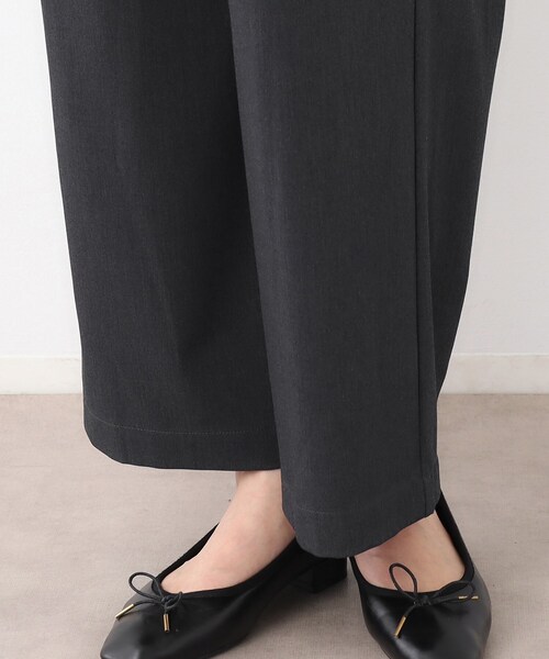 LAURA ASHLEY(ローラアシュレイ)の「【ストレッチ/ウエストゴム/毛羽立ちにくい】サイロドライギャバ トラウザー(その他パンツ・レディース・チャコールグレー/ベージュ・38/40)」の17枚目の写真