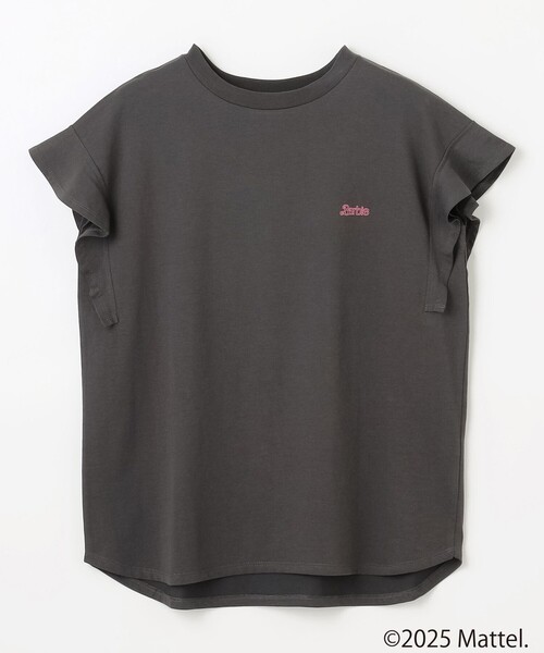 ANY(エニィ)の「【Barbie(TM)】フリルTシャツ(Tシャツ/カットソー・レディース・ブラック系/ピンク系/ホワイト系・F)」の2枚目の写真