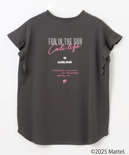 ANY(エニィ)の「【Barbie(TM)】フリルTシャツ(Tシャツ/カットソー・レディース・ブラック系/ピンク系/ホワイト系・F)」の6枚目の写真