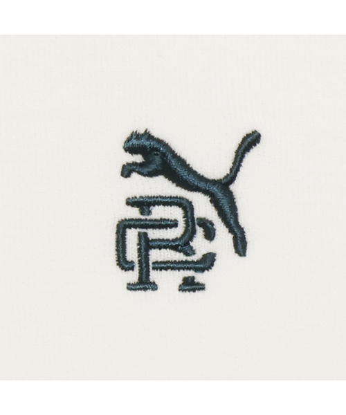 PUMA(プーマ)の「PUMA プーマ メンズ ゴルフ PUMA x Reigning Champ クラウドスパン クォータージッ(Tシャツ/カットソー・メンズ・ホワイト×ピンク/オフホワイト・SMALL/MEDIUM/X-SMALL/X-LARGE/LARGE)」の5枚目の写真