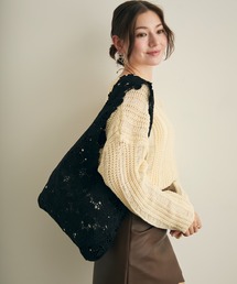 Lunea（ルネア）の「フラワーレーストートバッグ（トートバッグ）」