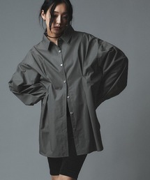 W:Huku | 【W:Huku / ノンアイロンシリーズ】ウエスト シェイプ ビッグシャツ / Wrinkle-Resistant Waist Tuck Oversized Shirt(シャツ/ブラウス)