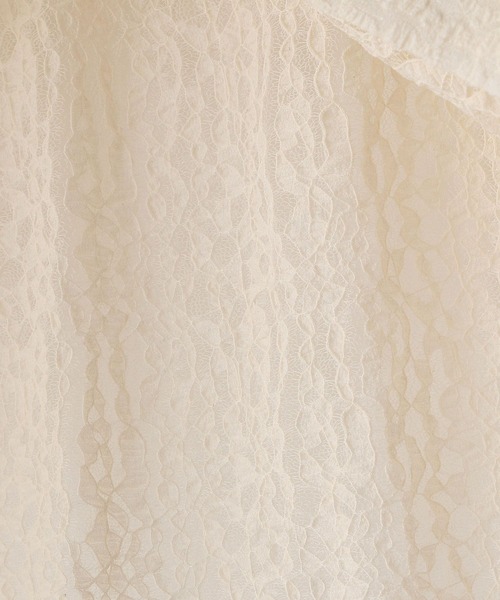 LOWRYS FARM（ローリーズファーム）の「レースポロカーディガンＬＳ 588953（Tシャツ/カットソー・レディース・ホワイト/ブラック・FREE）」の17枚目の写真