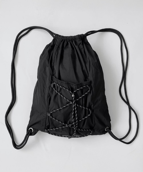 オトナのナップサック／コーデュラブラック オトナのナップサック／コーデュラブラック オトナのナップサック