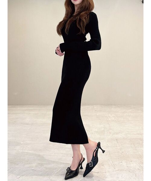 リピ♡ R*様確認ページ リゼクシー RESEXXY オフショルタイトロングニットワンピース