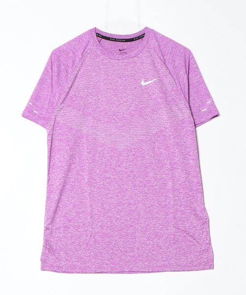 NIKE(ナイキ)の「ナイキ NIKE ナイキ DFADV STRIDE S/S トップ(Tシャツ/カットソー・メンズ・ブラック/パープル/ネイビー・LL/S/M/L)」の3枚目の写真