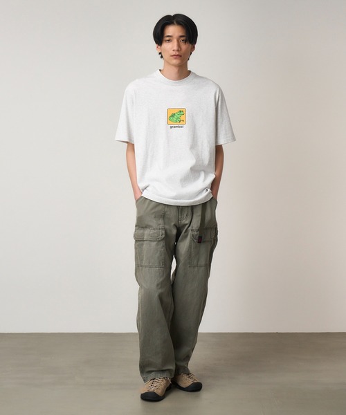 Gramicci（グラミチ）の「TOAD TEE｜トードTシャツ　UNISEX（Tシャツ/カットソー・メンズ・ブラック系その他/ヘザーグレー/ホワイト・XXL/M/L/S/XL）」の4枚目の写真