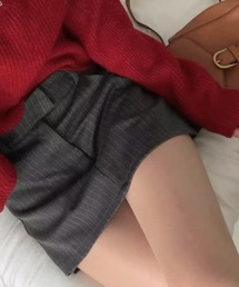 AsRiRe（アスリレイ）の「ストライプ柄スカートパンツ（スカート）」