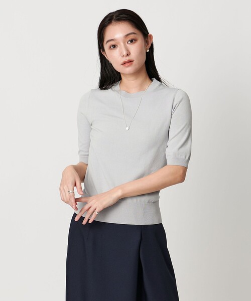 MARW UNITED ARROWS＞コンパクト ショートスリーブ ニット