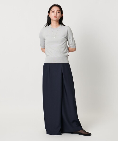 MARW UNITED ARROWS＞コンパクト ショートスリーブ ニット
